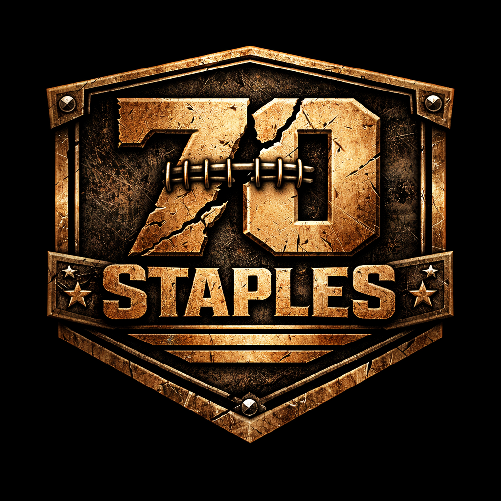 70 Staples logo